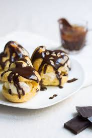 Profiteroles Recipe Cream Puffs With Chocolate Sauce Mon Petit Four Profiteroles Recipe French Desserts Desserts