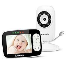 Video Baby Monitor Anmade Baby Monitor Camera 2 Way Talkback 3 5inch Lcd Screen Night Vision Temperature S Baby Camera Monitor Baby Monitor Video Monitor Baby
