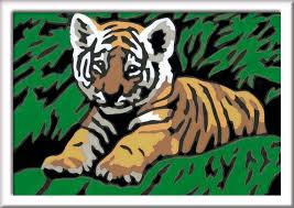 Wie malt man einen elefanten? Susser Tiger Malen Nach Zahlen Malen Und Basteln Produkte Susser Tiger