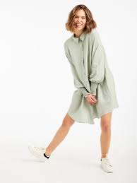 Robe courte en viscose ample à mix d'imprimés : Robes Fluides Femme Tendances Naf Naf