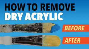 In this article discover how to get acrylic paint out of. How To Remove Dry Acrylic Paint From Brushes No Solvents Draw And Paint For Fun