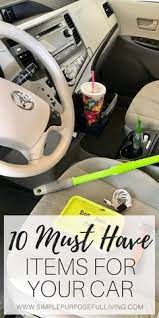We Spend A Lot Of Time In Our Car For Car Pool Travel And Road Trips There Are 10 Must Hav New Car Accessories Must Have Car Accessories Car Accessories Diy