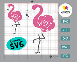 Download Pink Flamingo Svg Bundle Creative Vector Studio