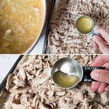 How To Make Tender Flavorful Shredded Chicken Recipe Shredded Chicken Recipes Make Shredded Chicken Shredded Chicken
