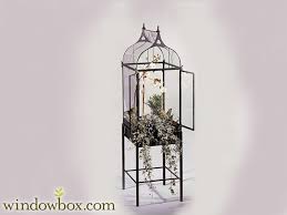 Tall Regent House Terrarium Mid Century Modern Plant Stand Wardian Case Terrarium