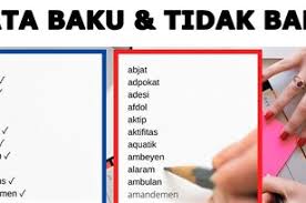 • halo adik2 semuanya, bertemu lagi bersama sabil kids channel. Daftar Kata Baku Dan Tidak Baku Dari A Sampai Z Sesuai Kbbi Dream Co Id