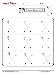 Book report critical thinking pattern cut and paste patterns . Letter X Tracing Worksheet Big Font Kidzezone