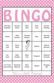 Princess Baby Bingo Cards Printable Download Prefilled Baby Shower Game For Girl Pink Polka Baby Shower Bingo Baby Shower Printables Baby Boy Shower