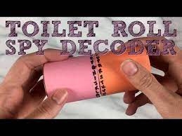 Toilet Paper Roll Spy Decoder Easy Craft Game For Kids Youtube Spy Games For Kids Spy Kit Spy Party