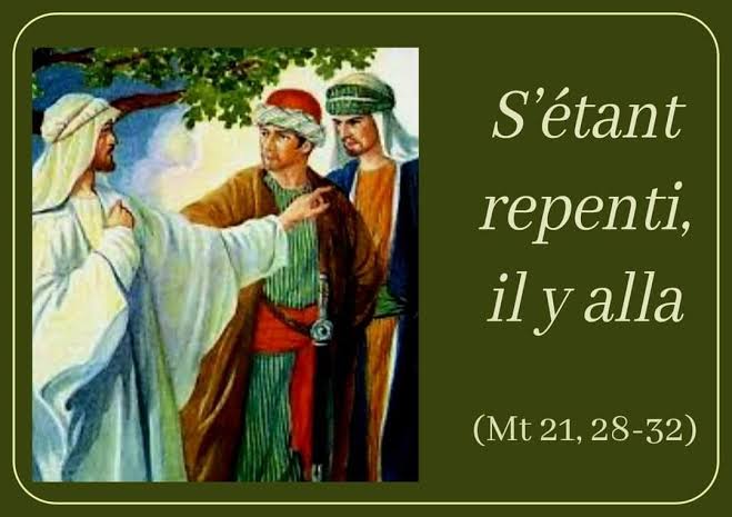 En écho à la Parole – Mt 21,28-32.** *** *** ***Des occasions manquées …***  ***Le contexte : l'immense déception de Jésus.*** Tension et conflits  montent entre les autorités juives et lui. La