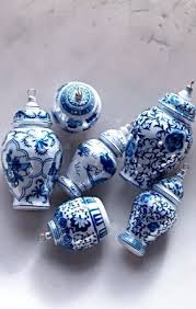 Bring Some Chinoiserie Charm To Your Holiday Decor With Our Ginger Jar Accents Ornaments Ginger Jars Blue Christmas Decor Blue And White China