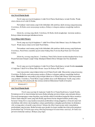 Novel komsas tingkatan 5 pantai timur. Novel