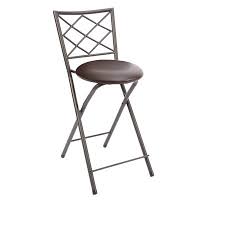 Diamond X Back Folding 24 Barstool Espresso Vegan Leather Walmart Com Bar Stools Classic Bar Stools Folding Stool