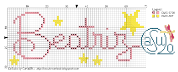 Entregas olx fraldas e babetes ponto cruz bebé. Colecao De Nomes Em Ponto Cruz Letra B Em Ponto Cruz