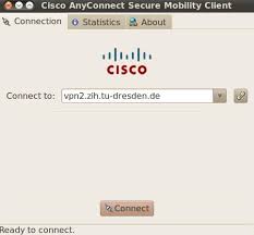 The second step is to select: Anleitung Cisco Anyconnect Fur Linux Zentrum Fur Informationsdienste Und Hochleistungsrechnen Zih Tu Dresden