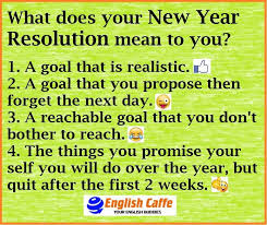 Pin By English Caffe On English Caffe New Year Resolution Meaning New Years Resolution Year Resolutions