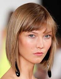 Asymmetrical Bob Haircuts With Bangs For Fine Hair Fine Hair Bangs Hair Styles Trendy Short Hair Styles