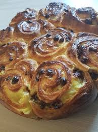 Gateau Chinois Creme Patissiere Et Pepites De Chocolat Sans Robot En 2020 Gateau Chinois Patissiere Pepite Chocolat
