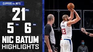 Let's take a look at the markets and lines for batum in this postseason matchup. Nicolas Batum 21 Pts 5 3pm Was Dialed In Vs Brooklyn Nets La Clippers Youtube