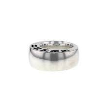 Hermes Bague Femme Hermes Paris Made In France Bague Arcane En Argent Repercè Taille 58