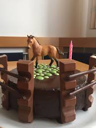 Geburtstag Pferde Party Kuchen Mit Zaun Kinder Kuchen Pferde Party Kindergeburtstagskuchen