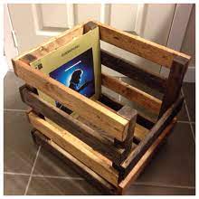 How To Diy A Record Crate Record Crate Record Storage Box Vinyl Record Storage