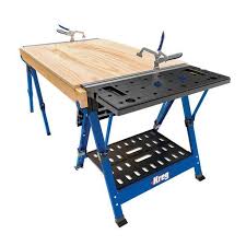 Track Horse Versatile Work Support In 2020 Mobile Workbench Kreg Tools Wood Crafts