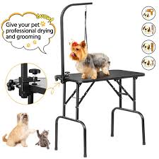 Maybe you would like to learn more about one of these? Smilemart Adjustable Foldable Dog Or Cat Grooming Table With Arm And Loop Walmart Com Walmart Com