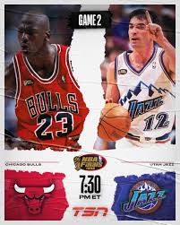 The 2015 nba finals between the golden state warriors and cleveland cavaliers is the most watched series since 1998, michael jordan's last season with the chicago bulls. Nba Canada On Twitter Game 2 Of The 1998 Nba Finals Airs Tonight 7 30 Pm Et On Tsn As The Jazz Lead The Series 1 0 Over The Bulls