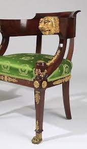 2 19th C French Egytian Revival Armchairs Unusual Furniture Neoclassical Furniture Egyptian Home Decor
