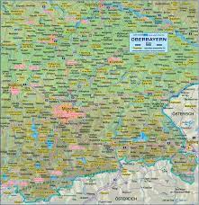 Bitte schicken sie mir eine email an shop@billerantik.de oder rufen sie mich einfach an tel.: Karte Von Oberbayern Region In Deutschland Bayern Welt Atlas De