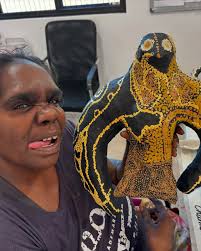 We have a strong Sculpture project at Walkatjara Art, which was begun with  Uluru elders during Covid lockdown. Supported by funding from Arts NT and  Creative Australia, it has grown to exhibited