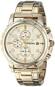 Mens Watch For Me Fossil Men S Fs4867 Dean Analog Display Analog Quartz Gold Watch Fossil Http Www Ama Fossil Watches For Men Fancy Watches Watches For Men