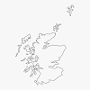 A detailed outline map of wales, which shows anglesey separate from the mainland and includes the little welsh islands. 1