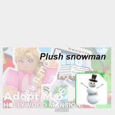 About the other 2 exams and grades and stuff, the inf. Pet Adopt Me Plush Snowman Ingame Gegenstande Gameflip