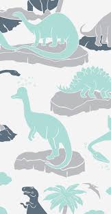 Baby Wall Decor Dinosaurs For Baby Bedroom Aimee Wilder Wallpaper 517x997 Wallpaper Teahub Io Set against a landscape of volcanoes and trees, this wallpaper features illustrated regaliceratops, brachiosaurus, and stegosaurus lounging in the sun and feeding on grass. teahub io