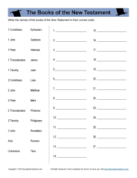 Books Of The New Testament Printable Activity Bible Worksheets Bible Activities For Kids Bible Study Lessons