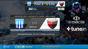 Guía gratis, colón vs racing narración en vivo hoy: Racing Vs Colon Por Racingmaniacosradio Superliga 2018 Youtube