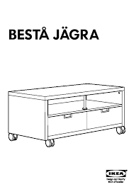 2 meubles de rangement ikea. Besta Jagra Tv Unit With Casters Beech Effect Ikeapedia