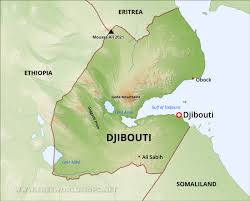 Search and share any place. Djibouti Physical Map