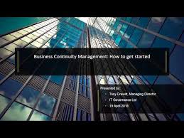 How To Write A Business Continuity Plan Youtube