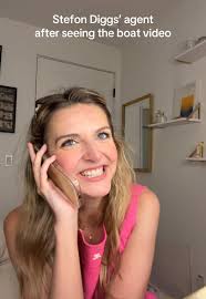 Stefon Diggs' Agent Reaction to Viral Boat Video