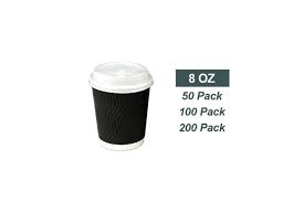 8 oz disposable coffee cups. Disposable Coffee Cups 8oz 12oz 16oz Bulk Takeaway Paper Triple Wall Take Away 8 Oz 50 Pack Matt Blatt