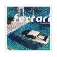 Frank Ocean White Ferrari Sticker By Scyler23 In 2021 Frank Ocean Frank Ocean Wallpaper Bedroom Wall Collage