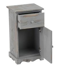 Online nachttische & nachtkommoden kaufen & bequem liefern lassen. Beistelltisch Nachttisch Telefontisch 63x35x29cm Shabby Look Vintage Grau Ebay