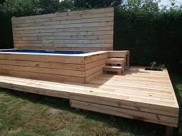 Wood Garage Habillage D Une Piscine Tubulaire Intex En Facebook