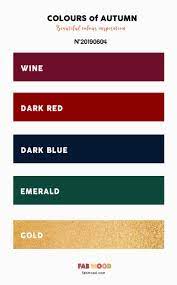 Wine Dark Red Dark Blue Emerald And Gold Color Schemes Colour Palettes Fall Color Palette Red Colour Palette