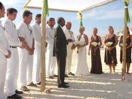 Ric Flair's wedding to Tiffany VanDermark, with Triple H, Batista, David  Flair, & Reid Flair as his groomsmen.