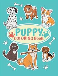 With either version, simply cut out the pieces and put the little puppy together with a bit of glue/paste. Puppy Coloring Book Cute Puppies Coloring Pages For Kids Ages 4 8 Press Smart Kids Activity Books 9798632292719 Amazon Com Books