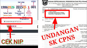 Cara cek nip cpns formasi 2019 (terbaru) подробнее. Siap Kerja Terima Undangan Sk Cpns Cara Cek Nip Youtube